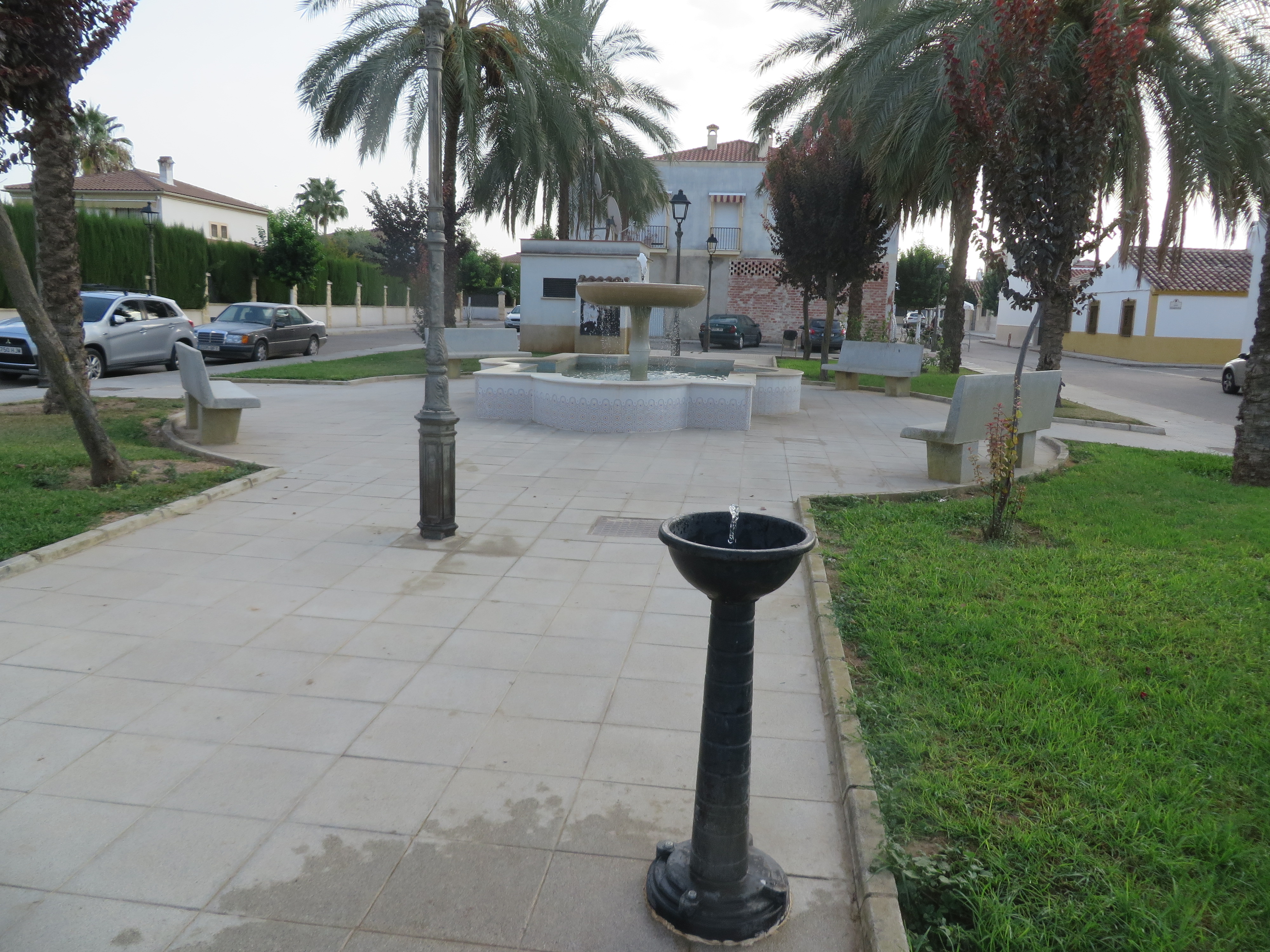 Fuente de la Plaza del Jardín de Rafael Gómez